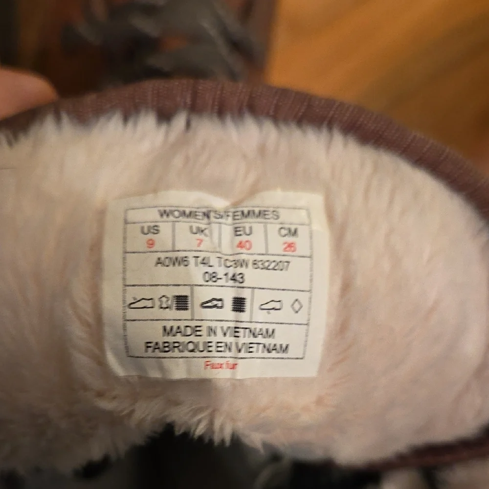 The North Face Shellista Brown and Cream Insulated Winter Rain Boots